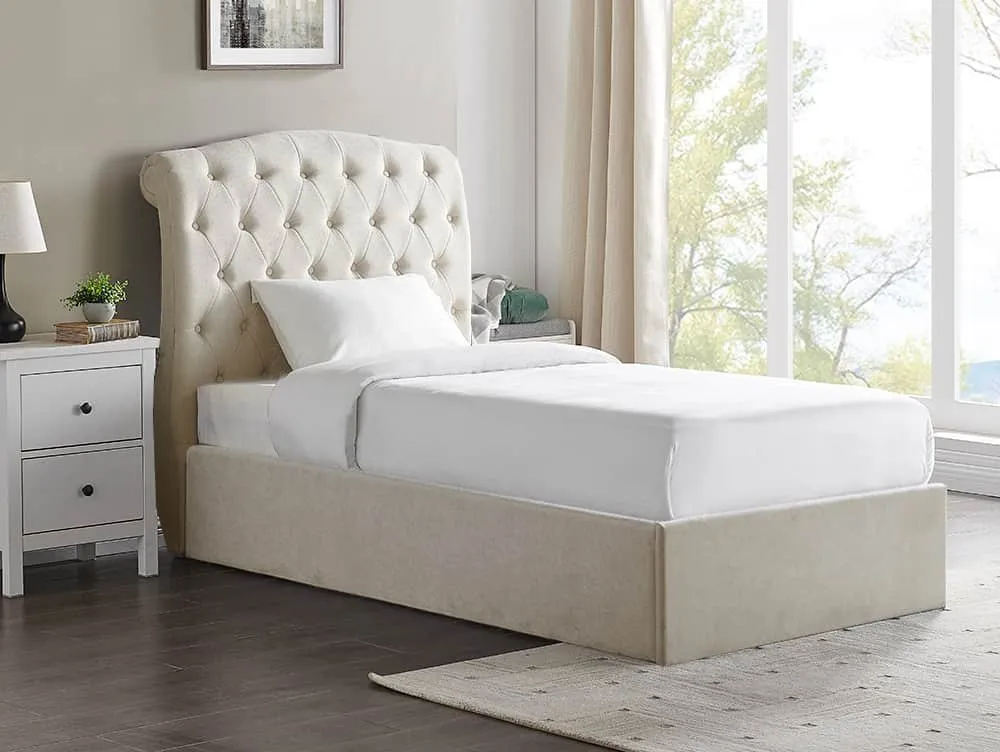 Limelight Limelight Flora Natural Fabric Ottoman Bed Frame