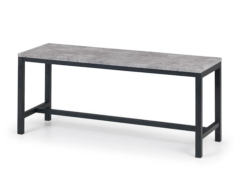 Julian Bowen Julian Bowen Staten 110cm Concrete Effect Dining Bench