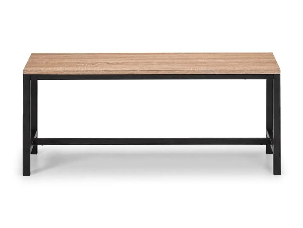 Julian Bowen Julian Bowen Tribeca 110cm Sonoma Oak Dining Bench