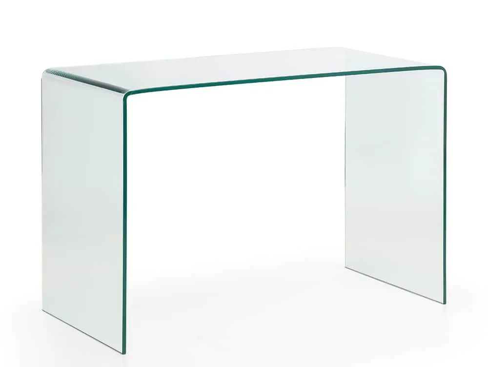 Julian Bowen Julian Bowen Amalfi Clear Glass Desk