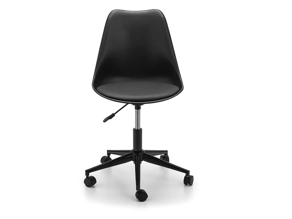 Julian Bowen Julian Bowen Erika Black Moulded Office Chair