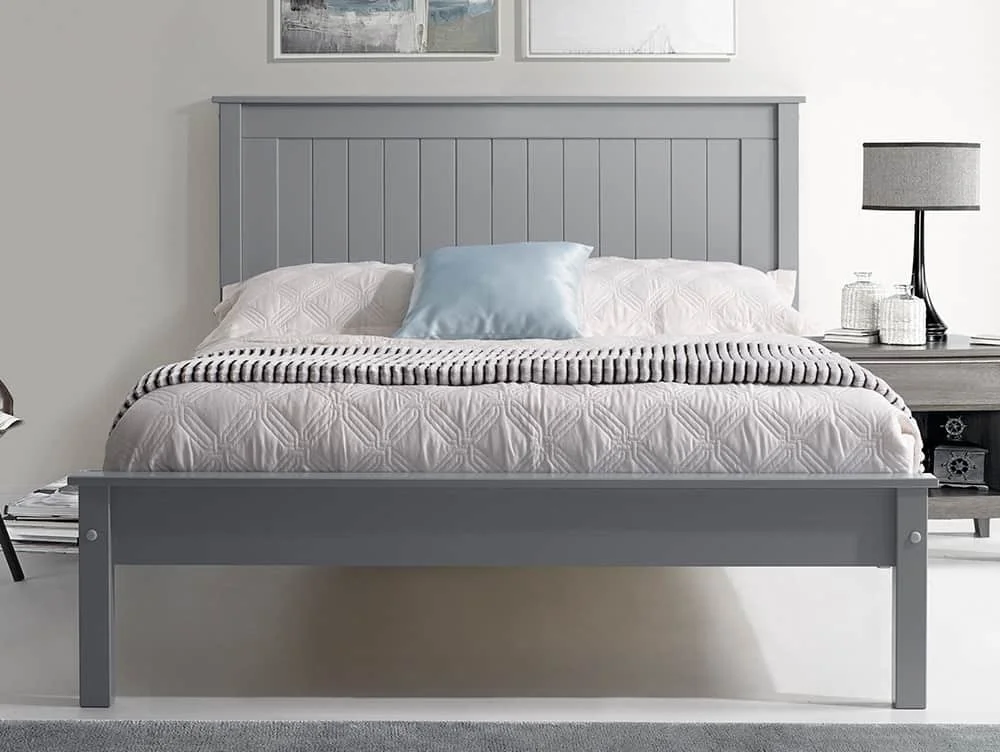 Limelight  Limelight Taurus 5ft King Size Light Grey Wooden Bed Frame (Low Footend)