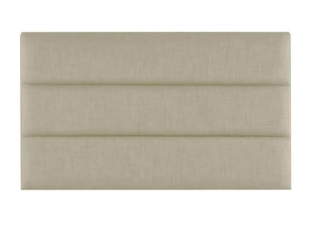 Deluxe Clearance - Deluxe Howarth 3ft Single Strutted Headboard - Faux Suede Beige