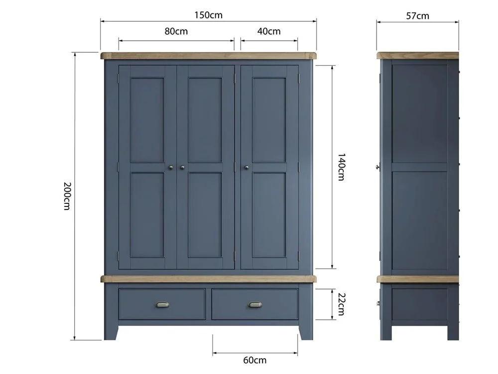 Wardrobes assembled clearance on delivery