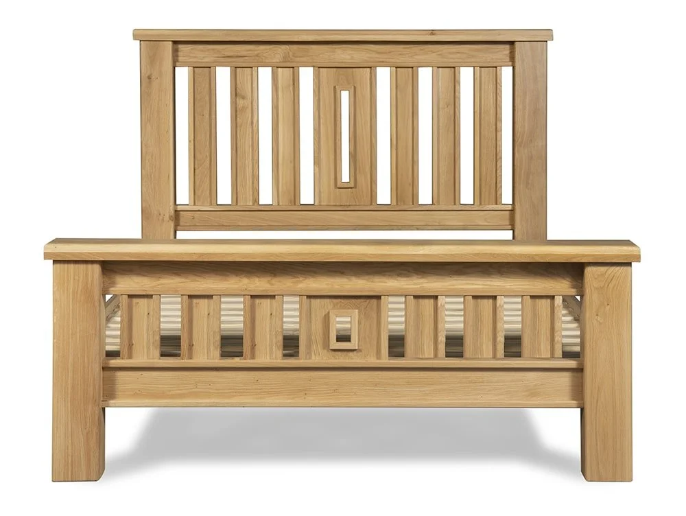 ASC ASC Selkirk 4ft6 Double Oak Wooden Bed Frame