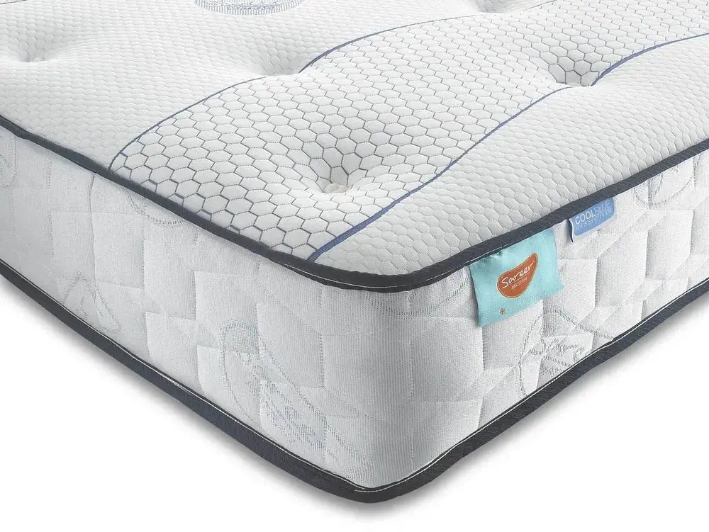 Sareer Clearance - Sareer Matrah Cool Blue Memory Coil 4ft Small Double Mattress