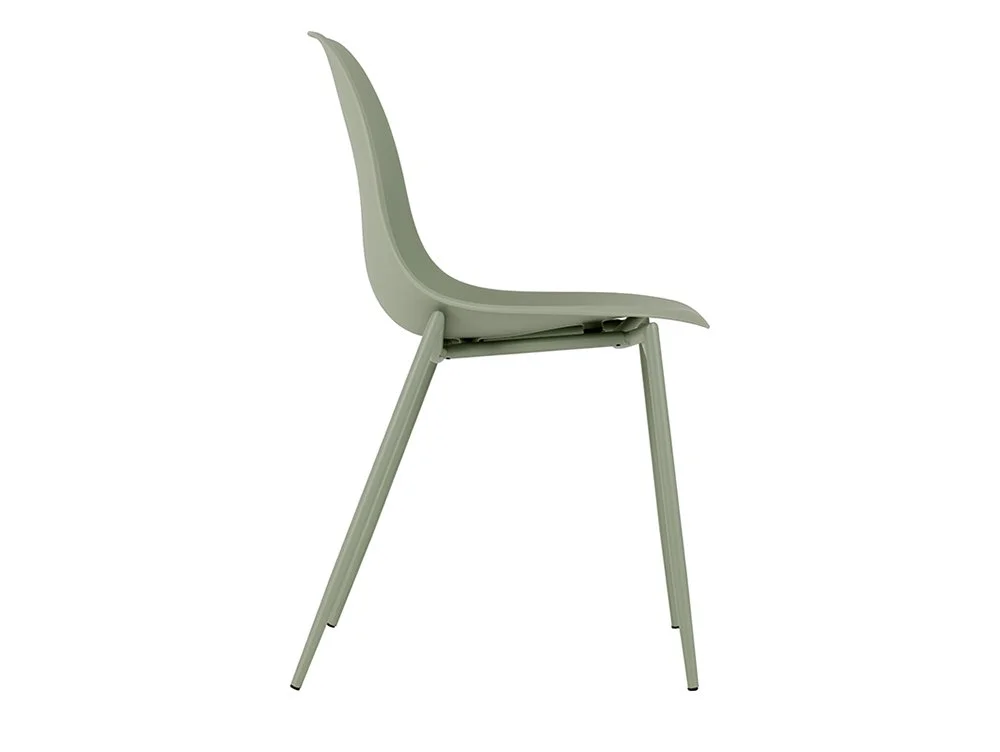 Seconique Seconique Lindon Set of 2 Green Dining Chairs