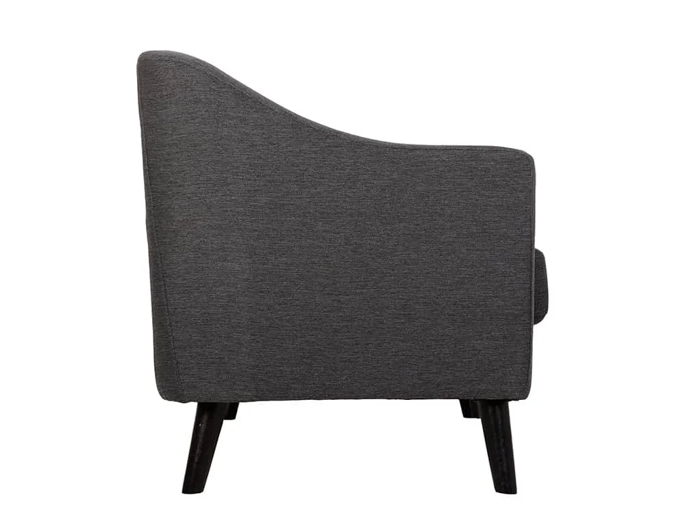 Seconique Seconique Ashley Grey Fabric 2 Seater Sofa