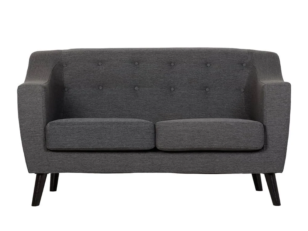 Seconique Seconique Ashley Grey Fabric 2 Seater Sofa