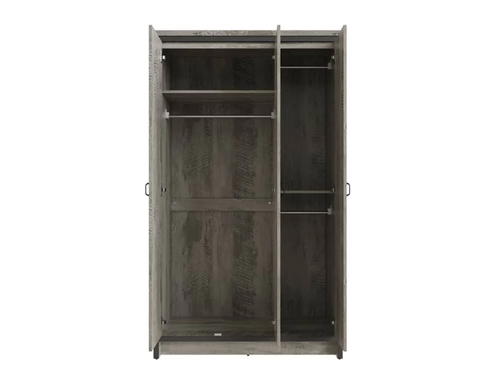 Grey wood on sale effect wardrobe