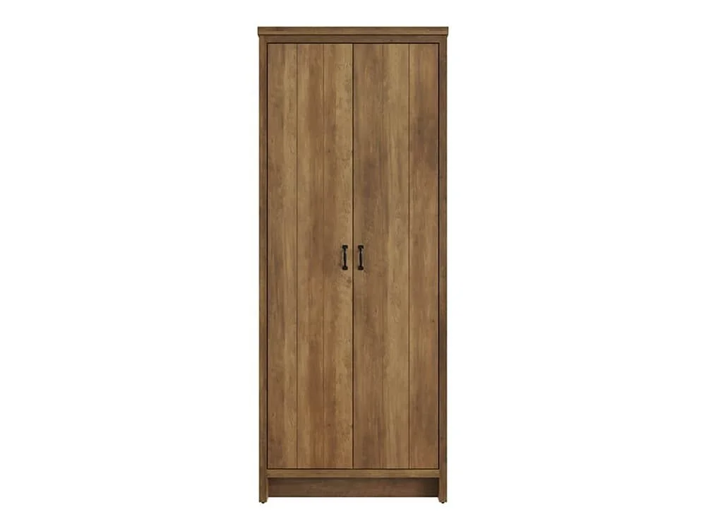 GFW GFW Boston Knotty Oak Effect 2 Door Double Wardrobe