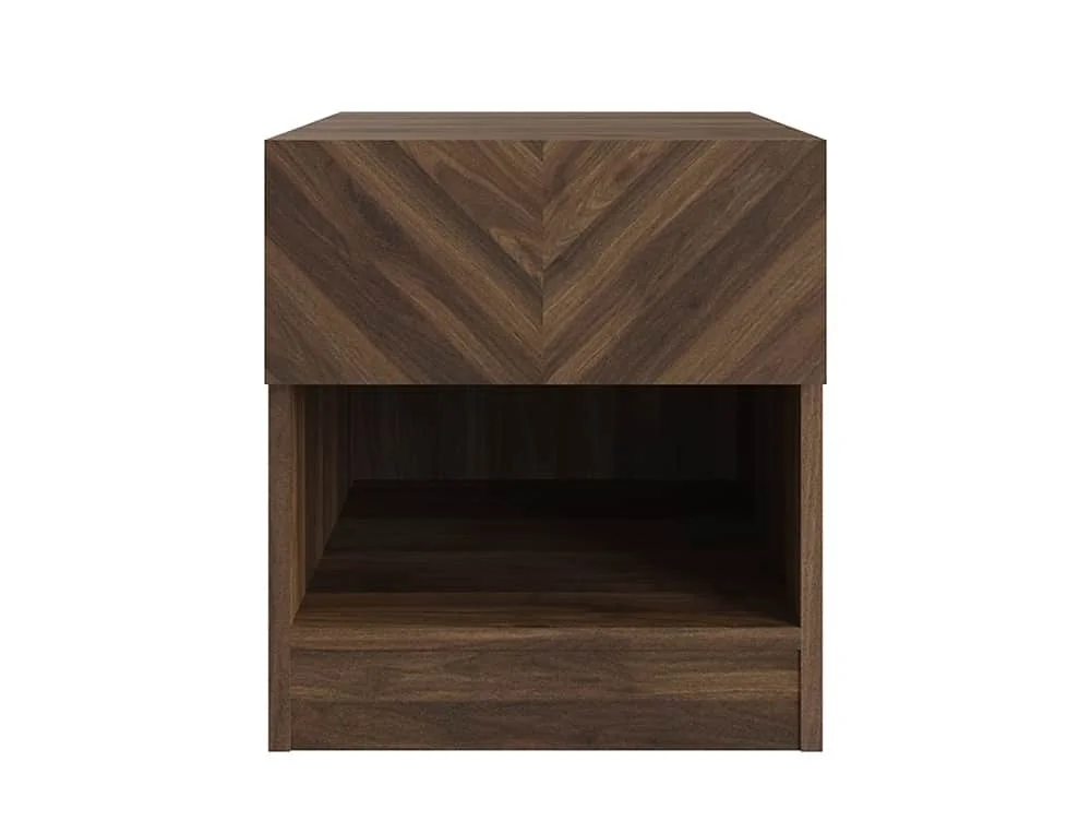 GFW GFW Catania Royal Walnut 1 Drawer Lamp Table