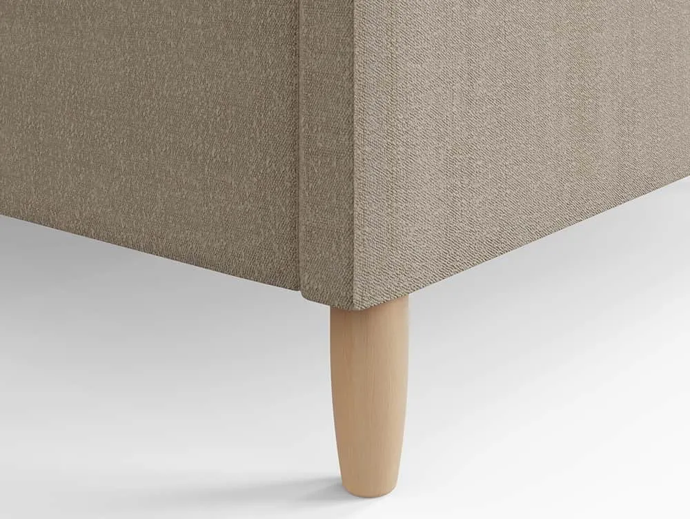 GFW GFW Florence Stone Boucle Ottoman Bed Frame