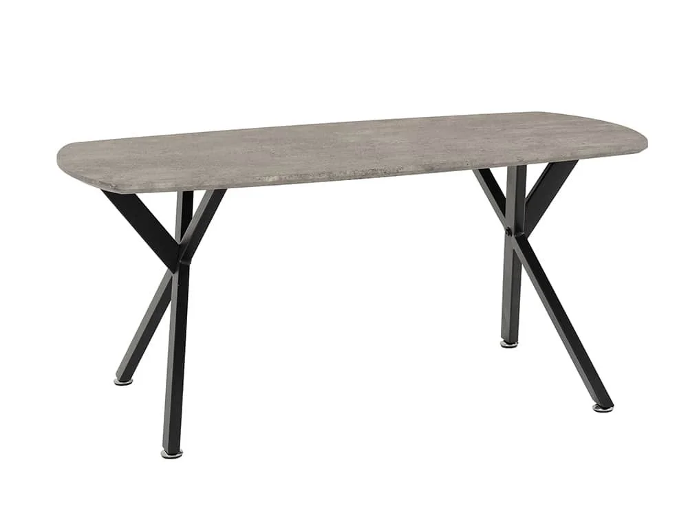 Seconique Seconique Athens Concrete Effect Oval Coffee Table