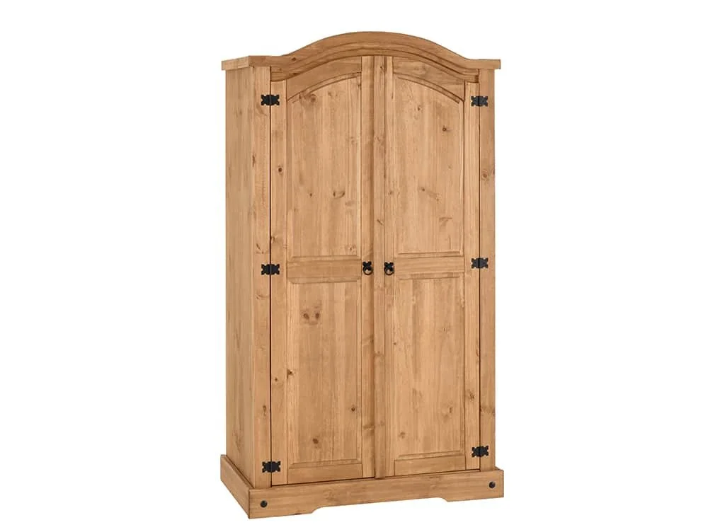 Seconique Seconique Corona Pine 2 Door Double Wardrobe