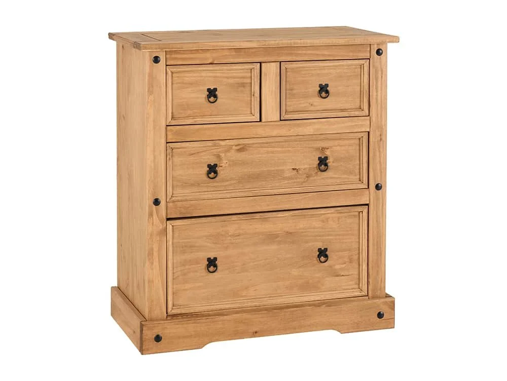 Seconique Seconique Corona Pine 2+2 Drawer Chest of Drawers