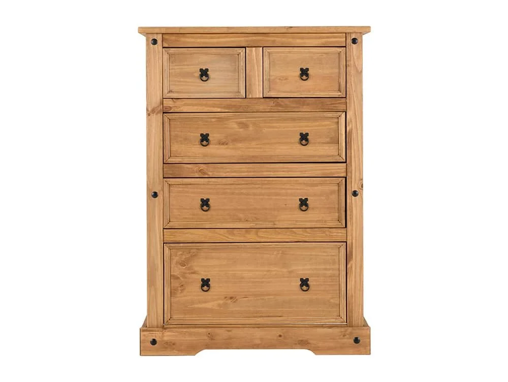 Seconique Seconique Corona Pine 3+2 Drawer Chest of Drawers