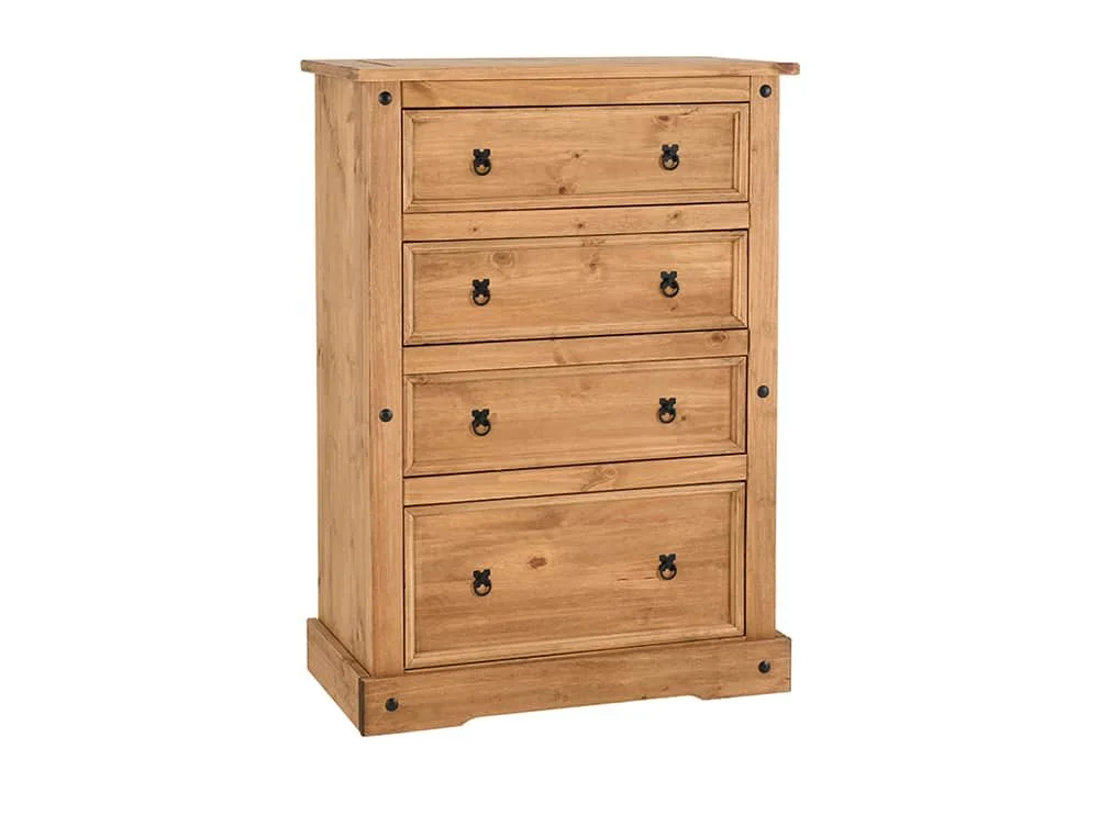 Seconique Seconique Corona Pine 4 Drawer Chest of Drawers