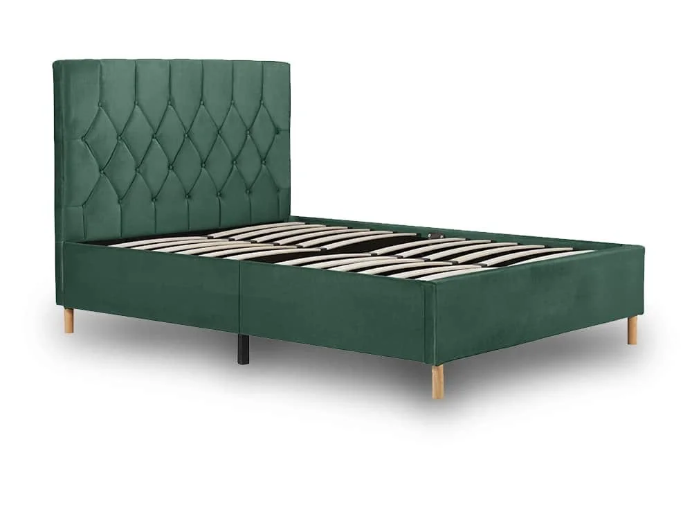 Birlea Birlea Loxley Green Fabric Bed Frame