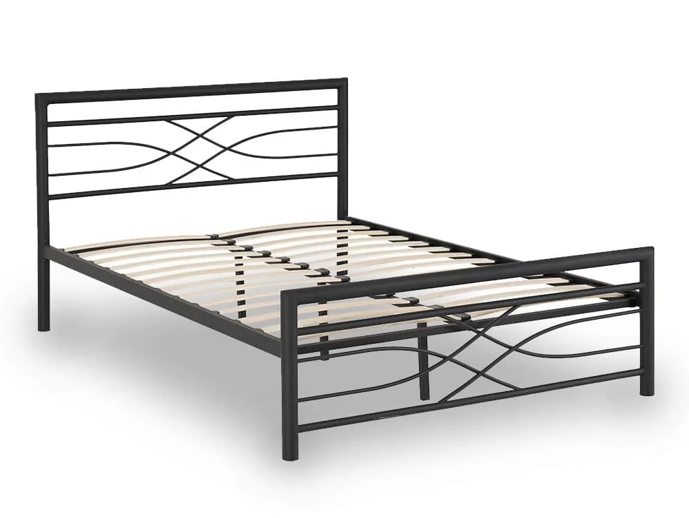 Seconique Seconique Kelly Black Metal Bed Frame