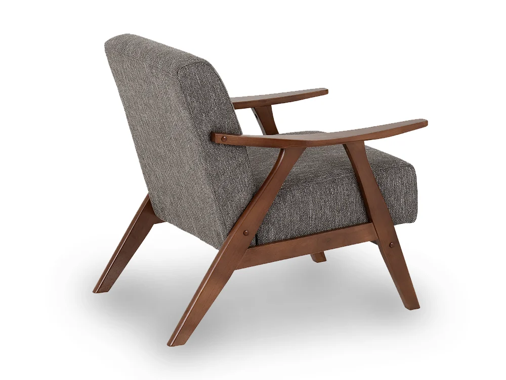 Seconique Seconique Kendra Grey Fabric Accent Chair