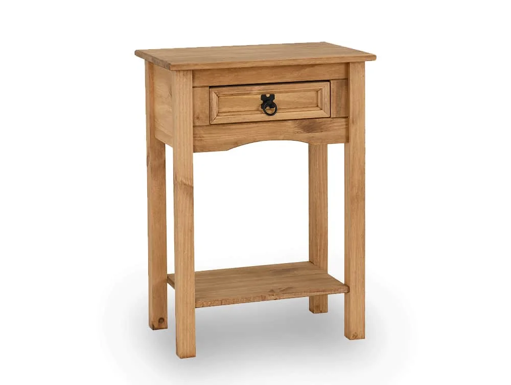 Seconique Seconique Corona Pine 1 Drawer Wooden Console Table