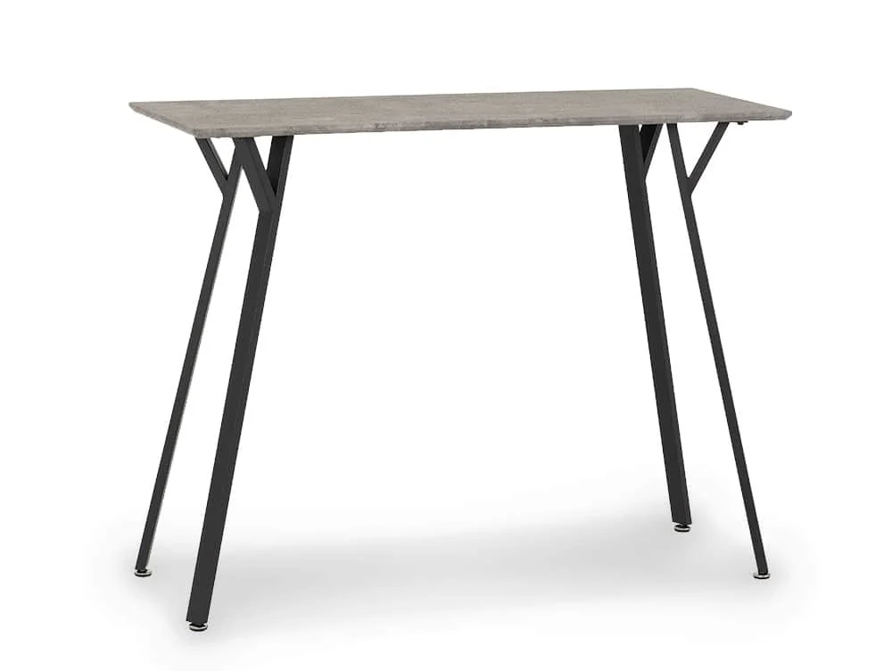 Seconique Seconique Quebec 120cm Concrete Effect Bar Table