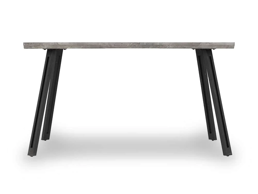 Seconique Seconique Quebec Wave 140cm Concrete Effect Dining Table