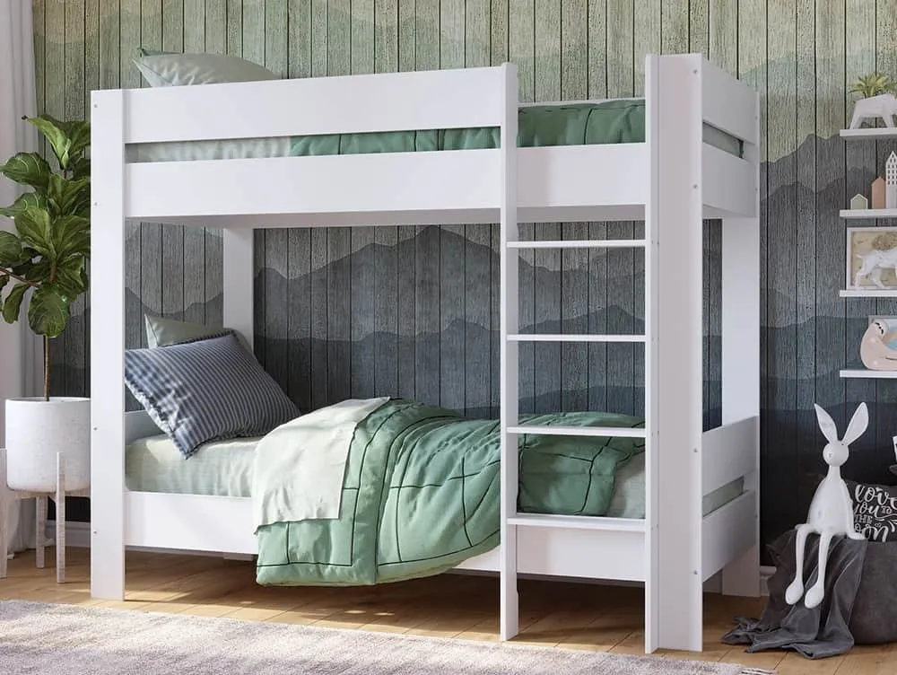 Kidsaw Kidsaw Kudl 3ft Single White Bunk Bed Frame