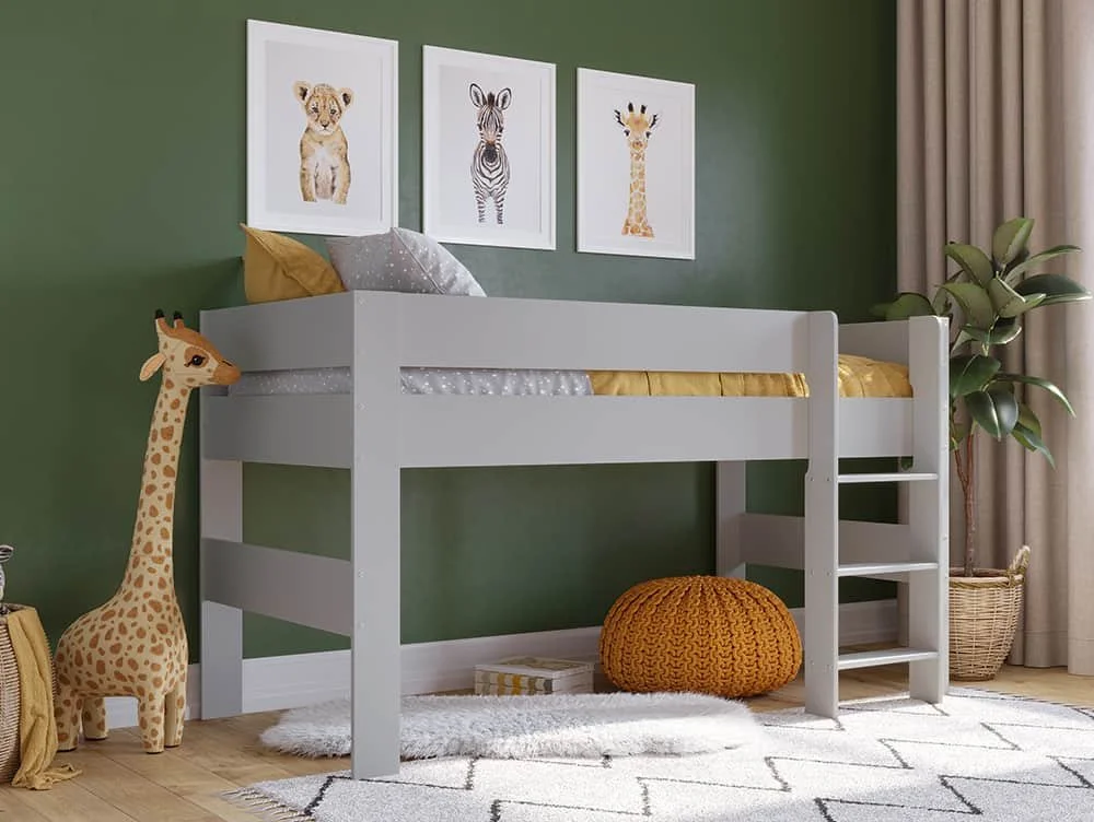 Kidsaw Kidsaw Kudl Grey Mid Sleeper Bed Frame