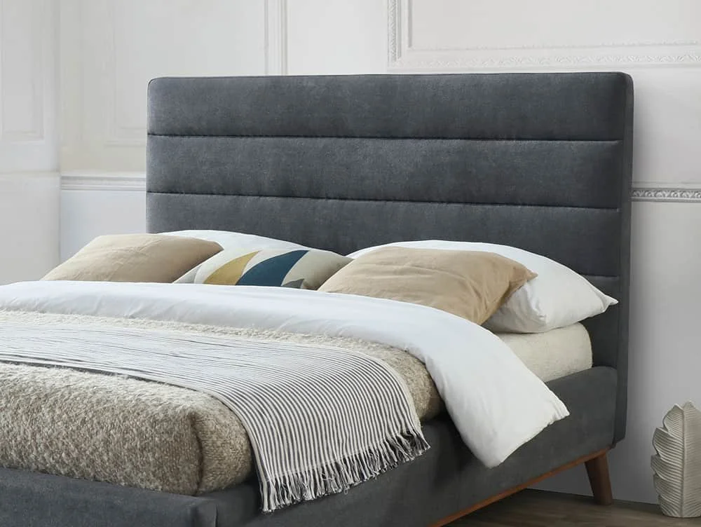 Time Living Time Living Mayfair Dark Grey Fabric Bed Frame