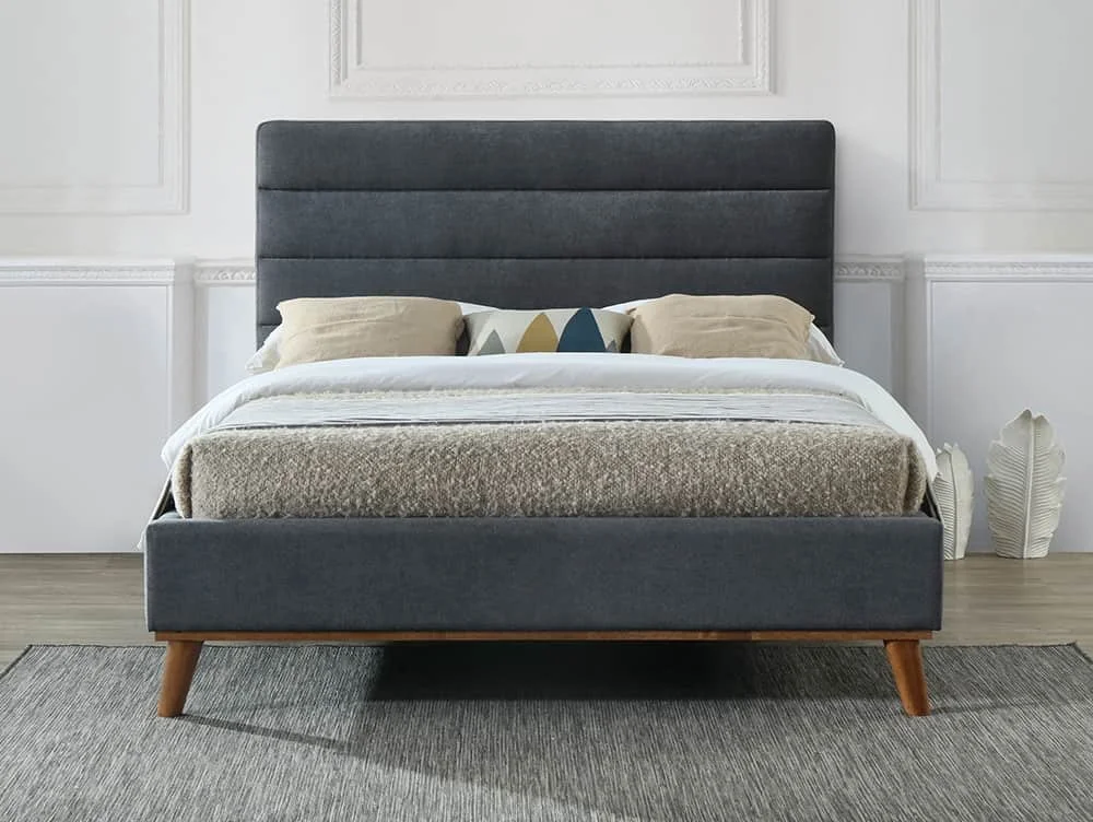 Time Living Time Living Mayfair Dark Grey Fabric Bed Frame