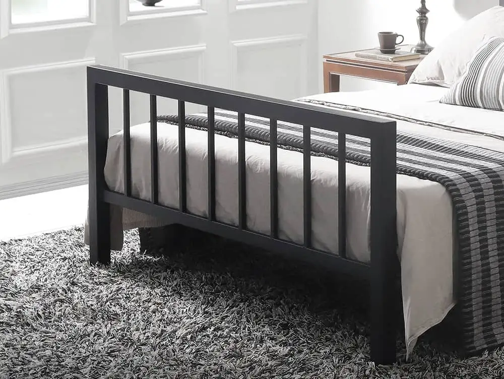 Time Living Time Living Metro 4ft Small Double Black Metal Bed Frame