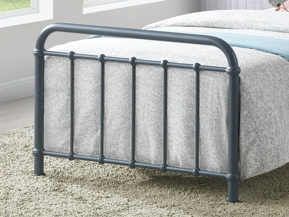 Time Living Time Living Miami 3ft Single Grey Metal Bed Frame