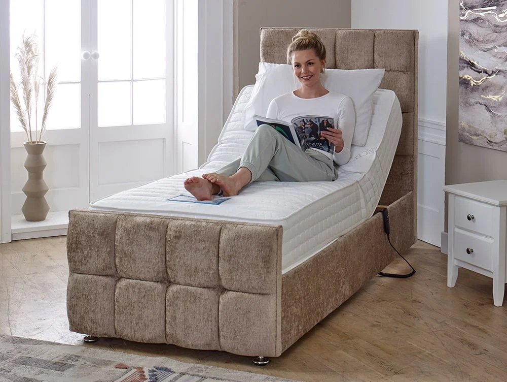 Flexisleep Flexisleep Iona Electric Adjustable 4ft Small Double Bed Frame
