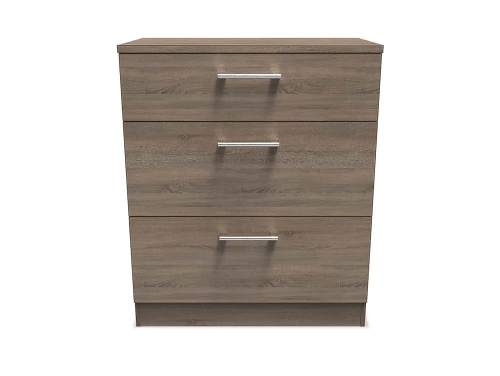 Welcome Welcome Devon 3 Drawer Deep Chest of Drawers (Assembled)
