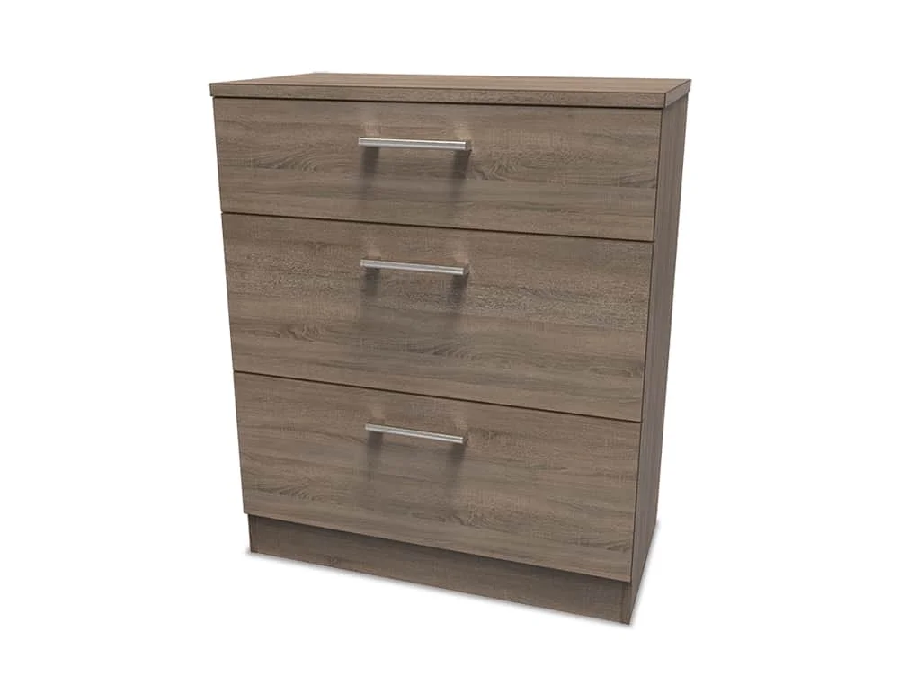 Welcome Welcome Devon 3 Drawer Deep Chest of Drawers (Assembled)