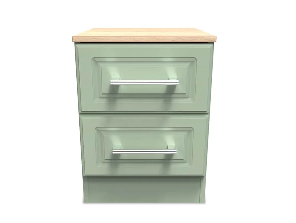Welcome Welcome Kent 2 Drawer Small Bedside Table (Assembled)