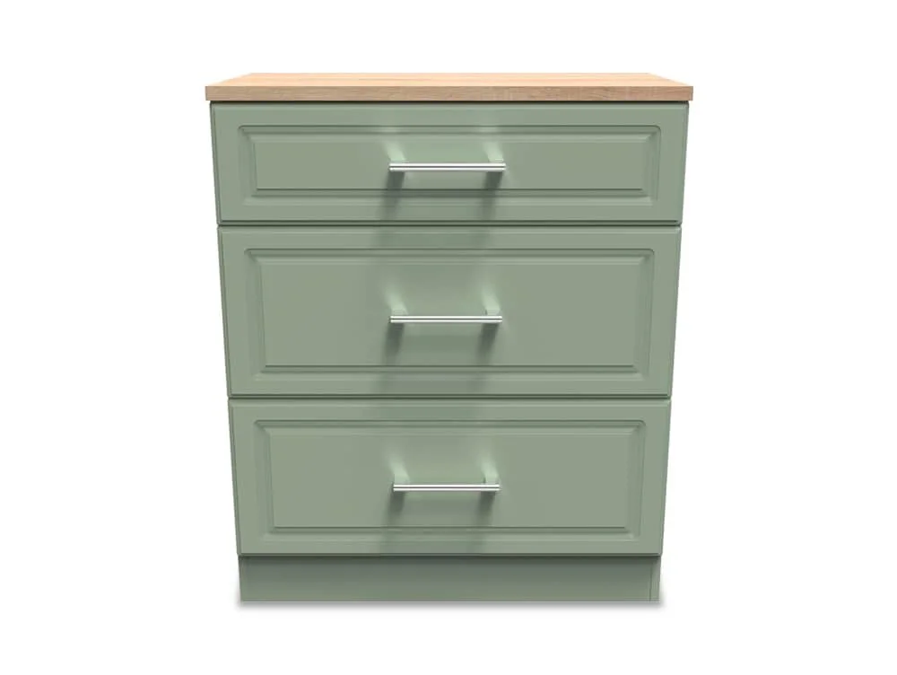 Welcome Welcome Kent 3 Drawer Deep Chest of Drawers (Assembled)