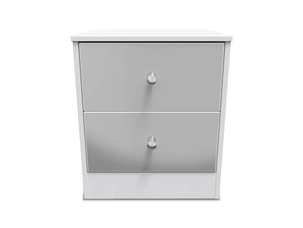 Welcome Welcome Padstow 2 Drawer Small Bedside Table (Assembled)