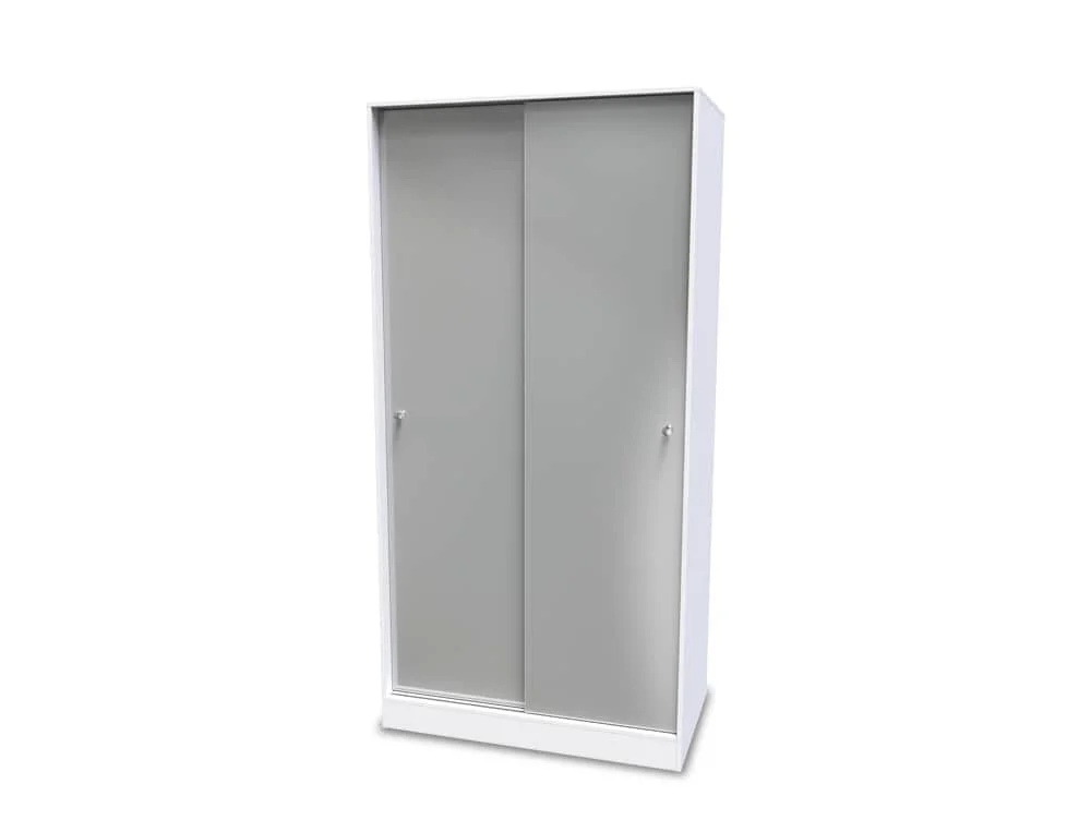 Welcome Welcome Padstow Sliding Door Double Wardrobe (Part Assembled)