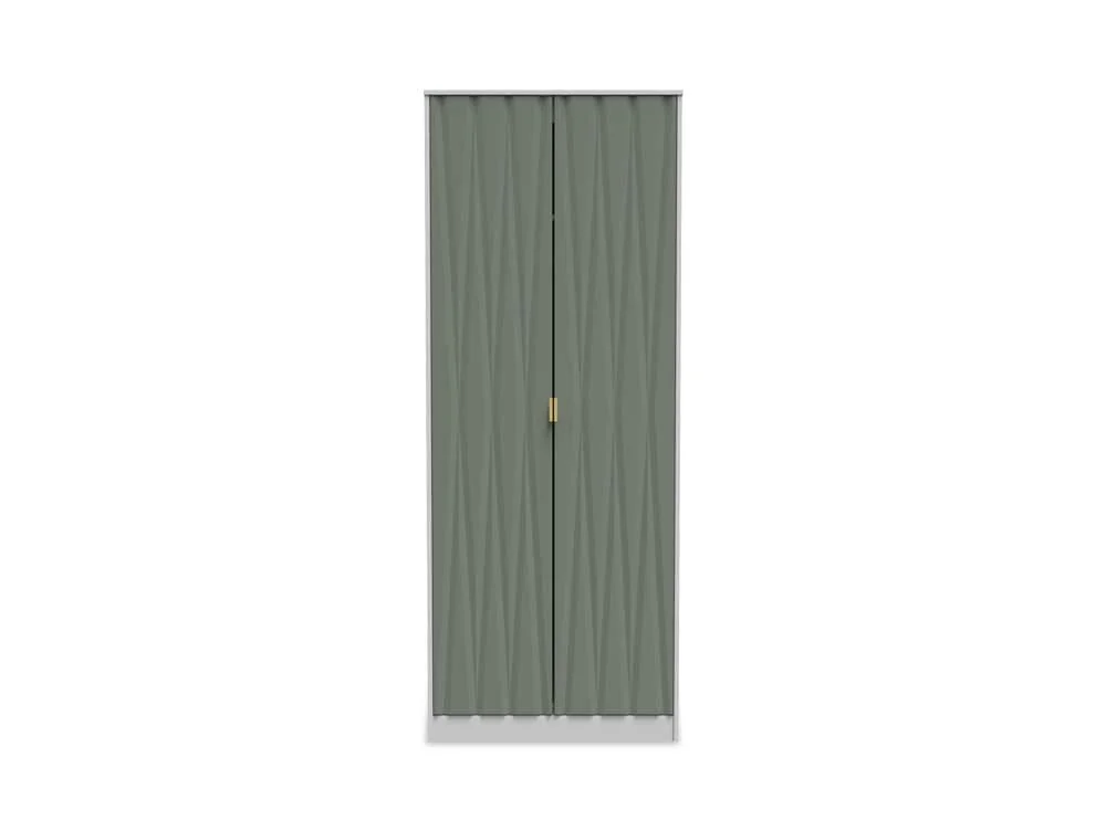 Welcome Welcome Las Vegas 2 Door Tall Double Wardrobe (Assembled)