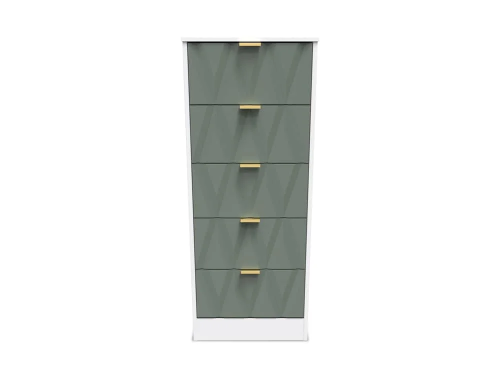 Welcome Welcome Las Vegas 5 Drawer Tall Narrow Chest of Drawers (Assembled)
