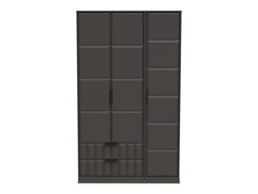 Welcome Welcome New York 3 Door 2 Drawer Tall Triple Wardrobe (Assembled)