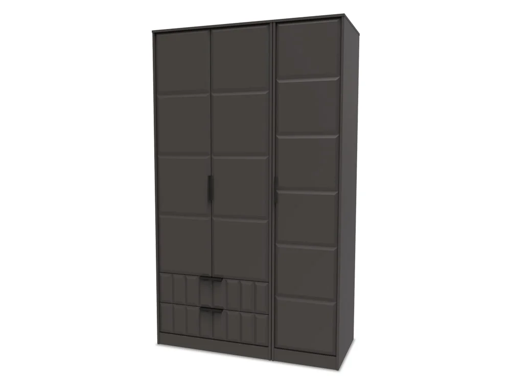 Welcome Welcome New York 3 Door 2 Drawer Tall Triple Wardrobe (Assembled)