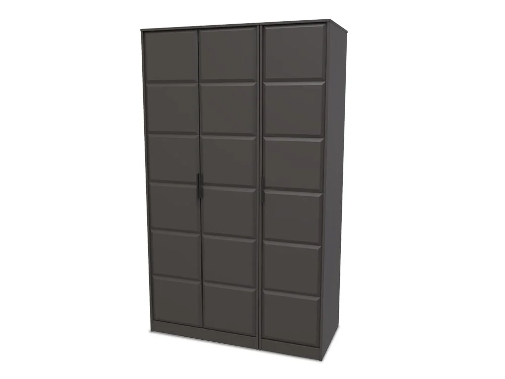Welcome Welcome New York 3 Door Tall Triple Wardrobe (Assembled)