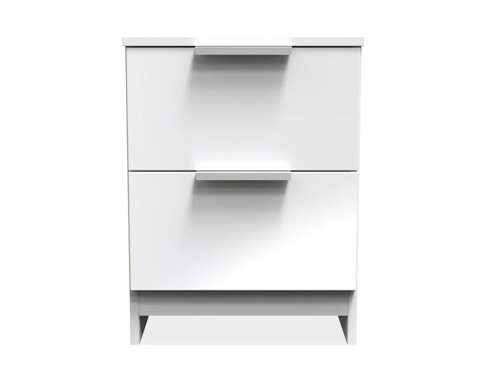 Welcome Welcome Plymouth 2 Drawer Small Bedside Table (Assembled)