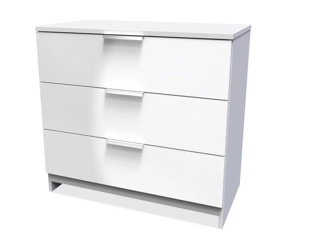 Welcome Welcome Plymouth 3 Drawer Chest of Drawers (Assembled)