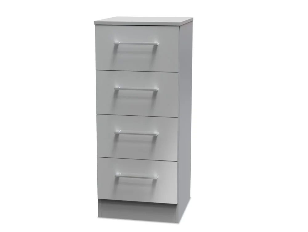 Welcome Welcome Worcester 4 Drawer Tall Narrow Chest of Drawers (Assembled)
