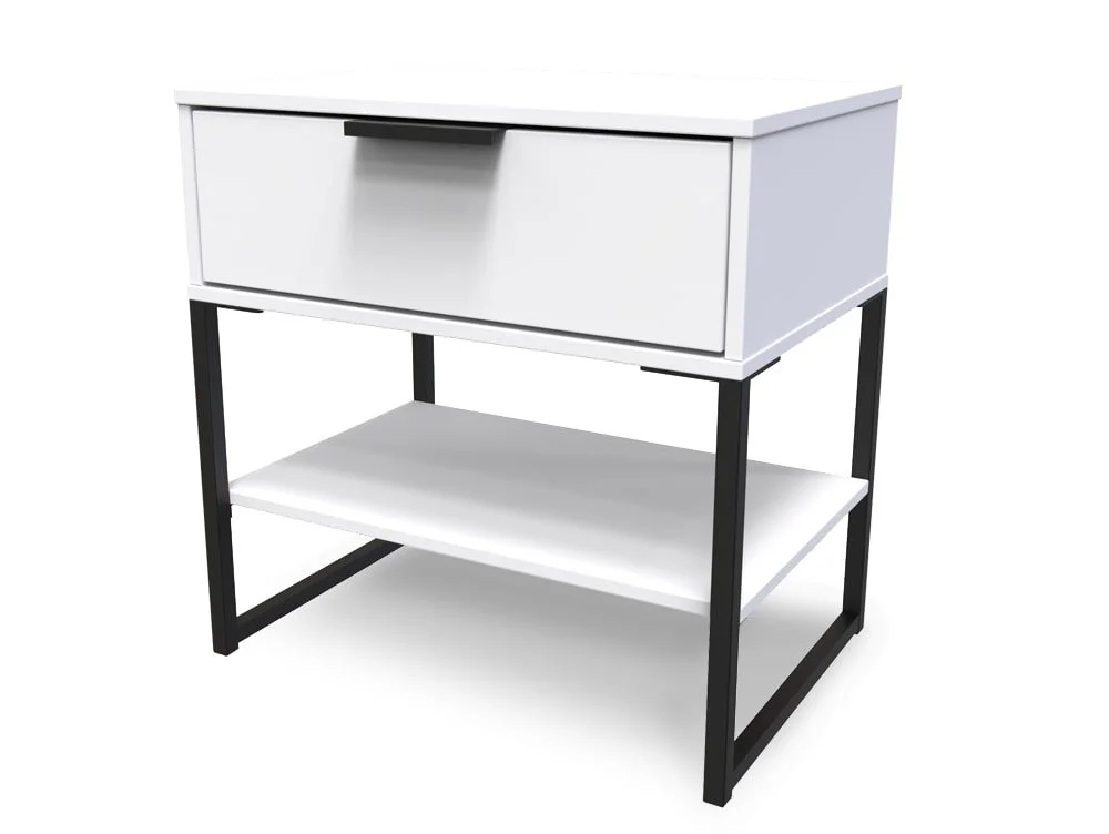 Welcome Welcome Diego 1 Drawer Midi Bedside Table (Assembled)